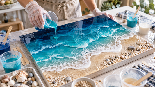 Make Ocean Waves in Resin: Get the Lacing Right on Your Very First Piece