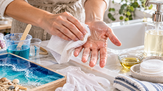 Got Resin on Your Hands? Clean It Off the Right Way Before It Costs You